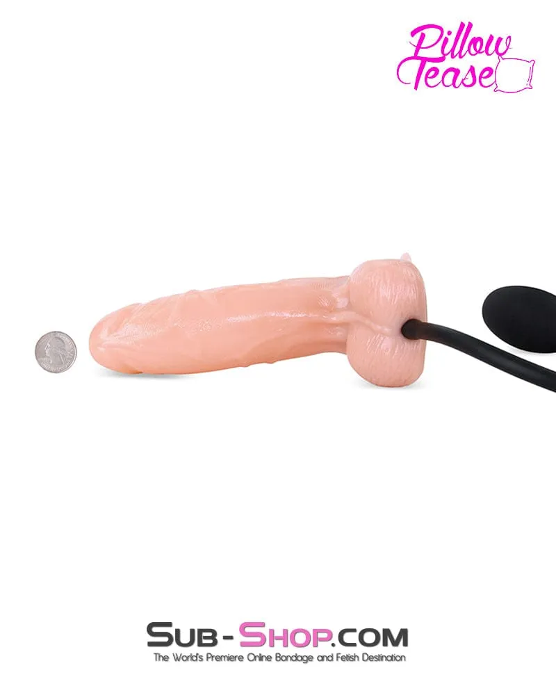 0645M      Inflatable 7.5” Realistic Pump Up Suction Cup Dildo - MEGA Deal