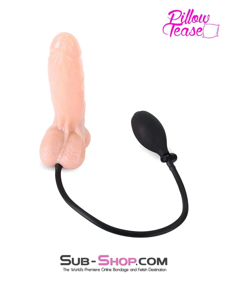 0645M      Inflatable 7.5” Realistic Pump Up Suction Cup Dildo - MEGA Deal