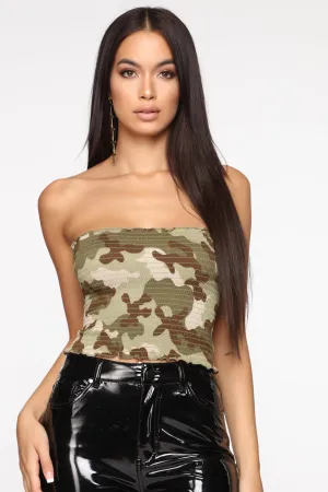 Always Hiding Tube Top - Camouflage