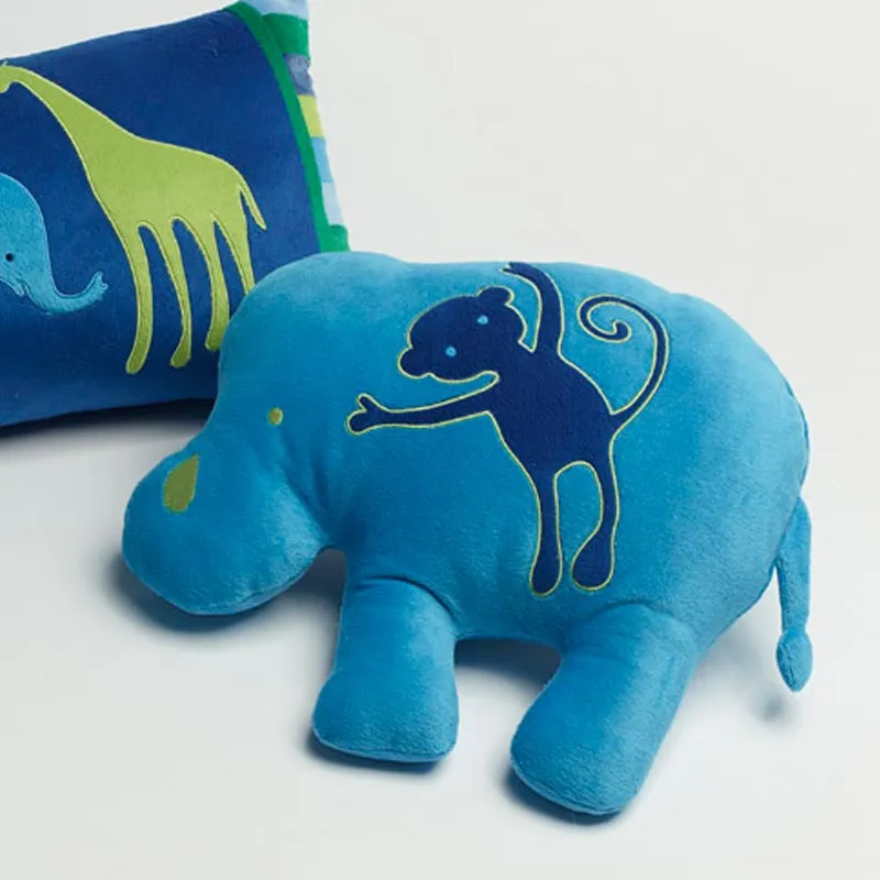 Animal Patch Rectangle or Elephant Cushion