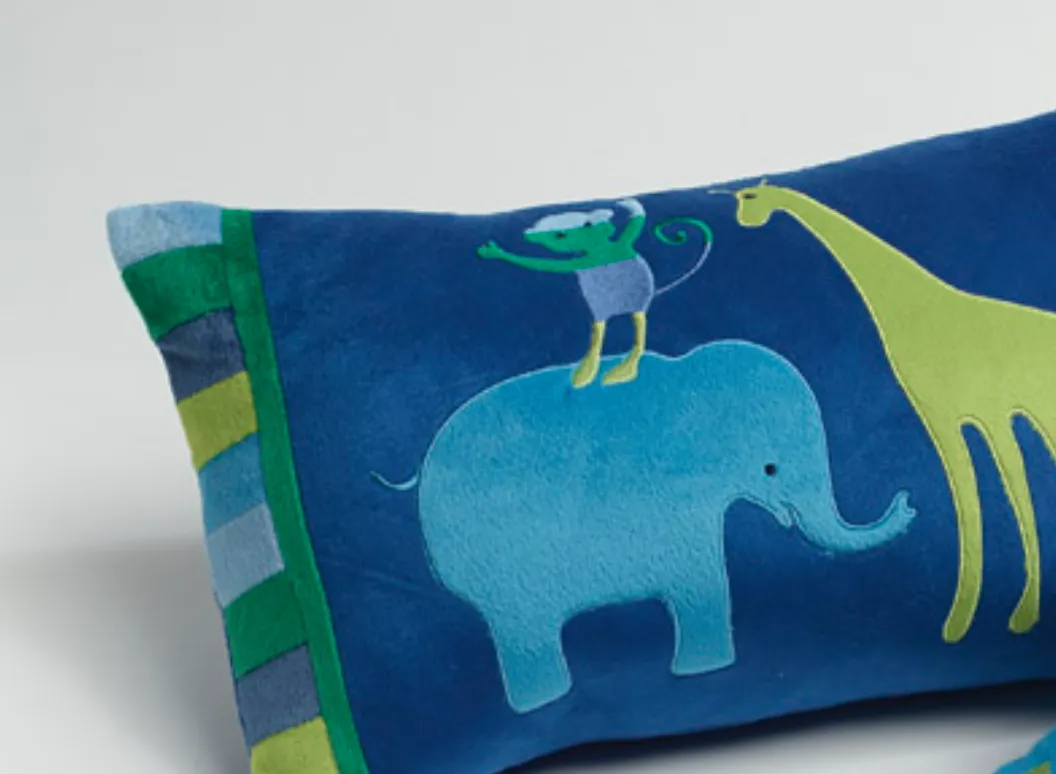 Animal Patch Rectangle or Elephant Cushion