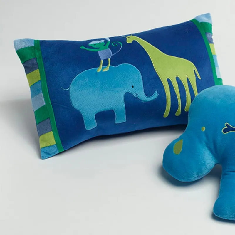 Animal Patch Rectangle or Elephant Cushion