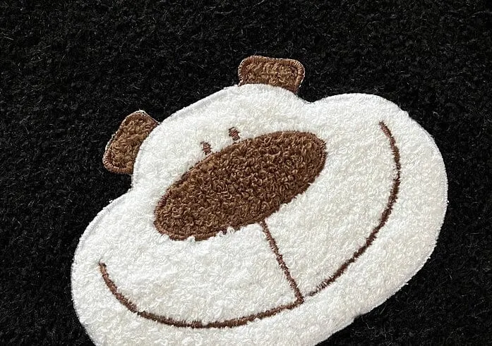 Cartoon Zoo Baby Plush Knit Long Sleeve Top