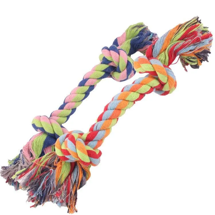 Colorful Cotton Dog Rope Toy