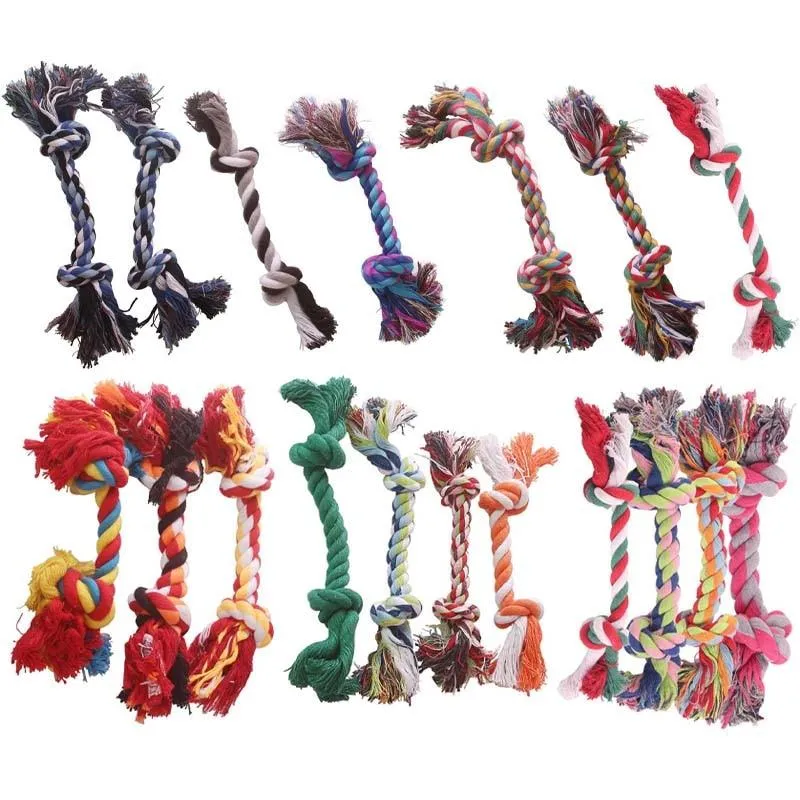 Colorful Cotton Dog Rope Toy