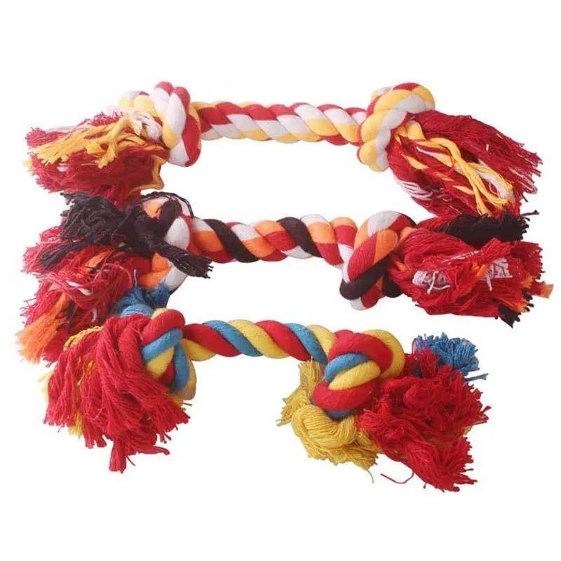 Colorful Cotton Dog Rope Toy