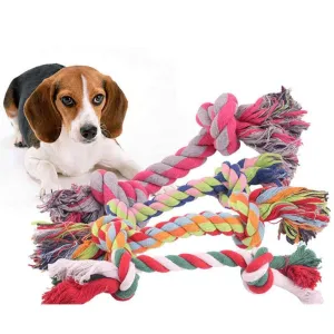 Colorful Cotton Dog Rope Toy