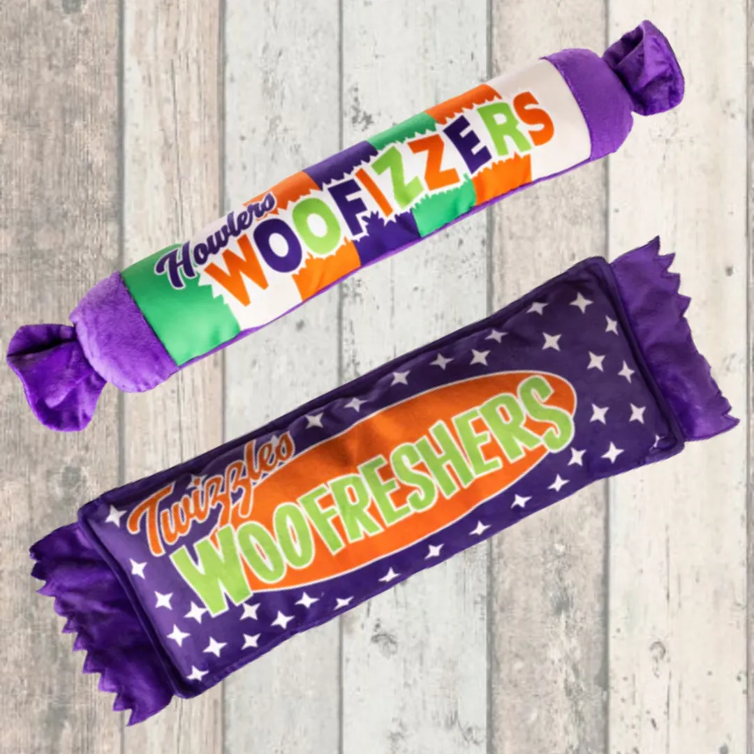 Giant Woofizzers and Woofreshers Sweet Dog Toys