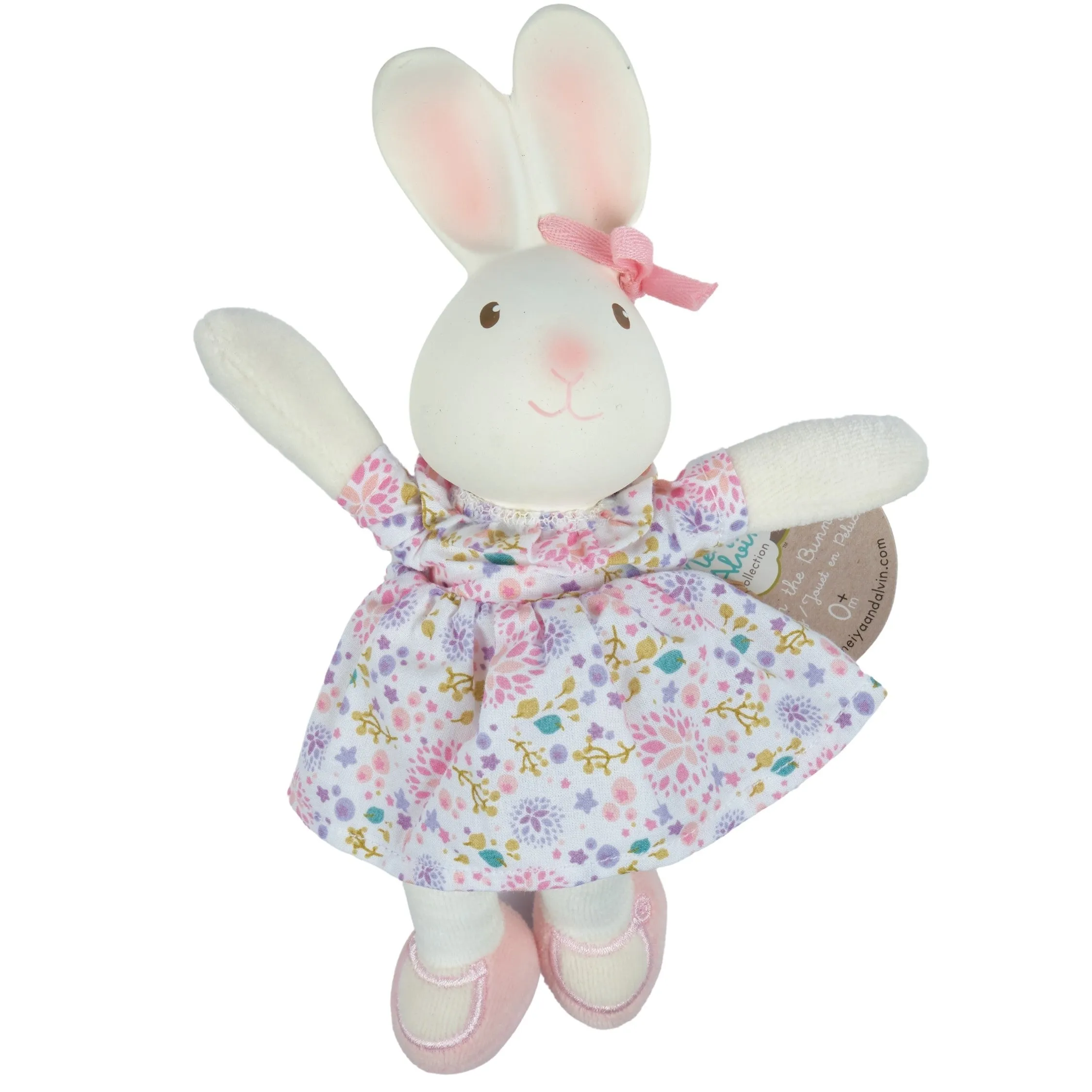 Havah the Bunny Baby Soft Toy and Teether