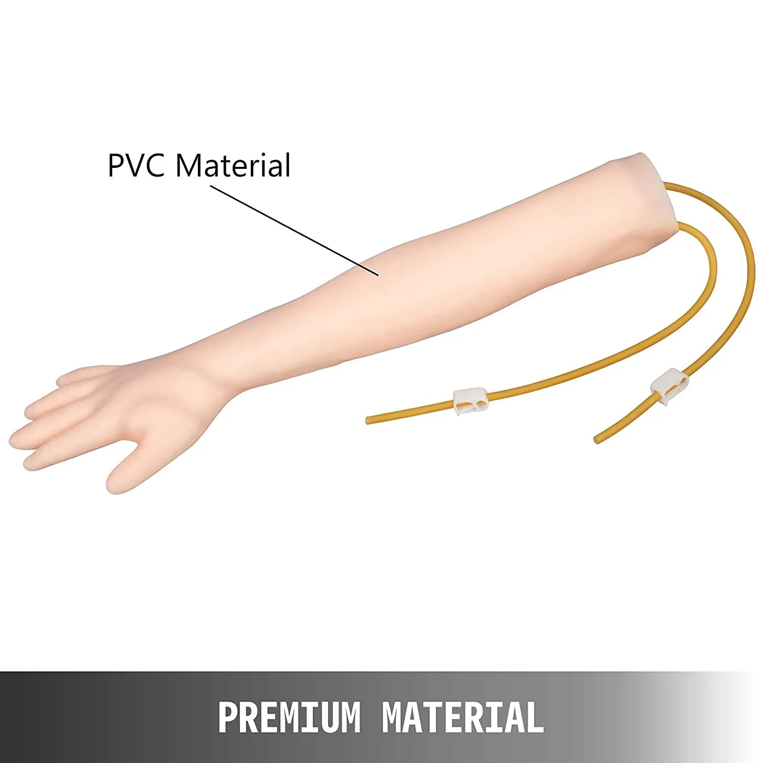 Intravenous Practice Arm Kit Phlebotomy Arm with Infusion Stand with a Storage Handbag for Venipuncture Practice