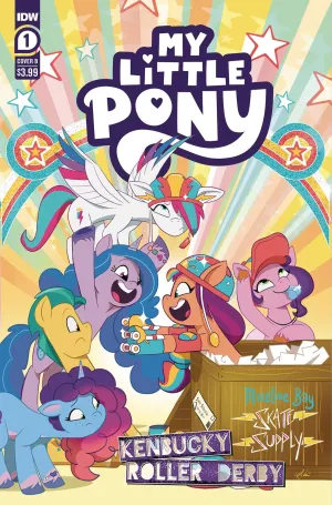 MLP KENBUCKY ROLLER DERBY #1 CVR B MEBBERSON