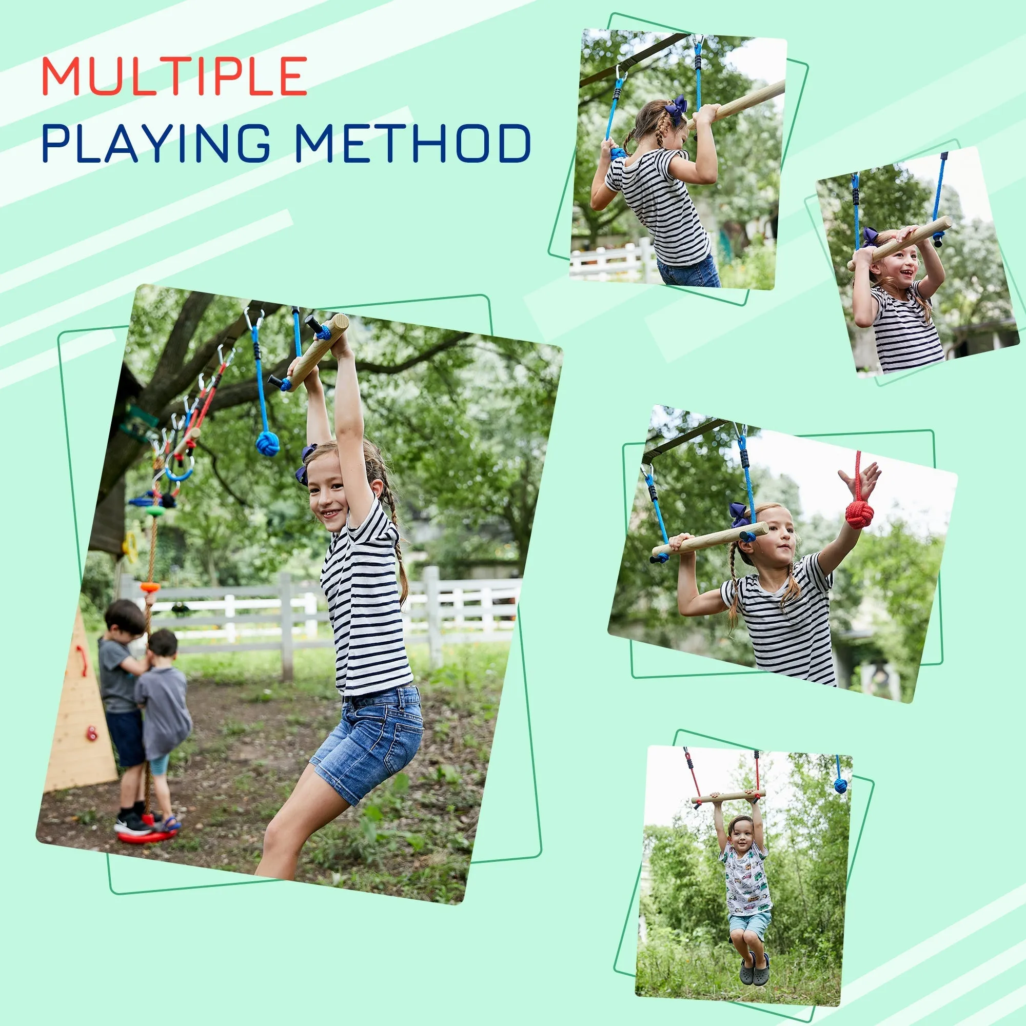 Outsunny Kids Climbing Rope Set