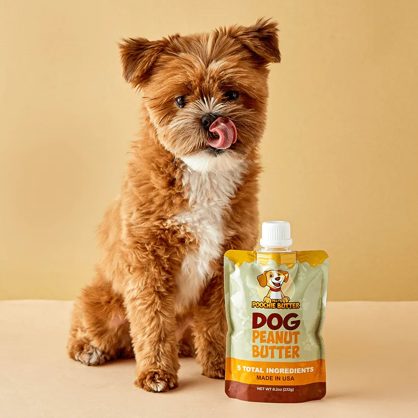 Poochie Butter Dog Peanut Butter Squeeze Pack