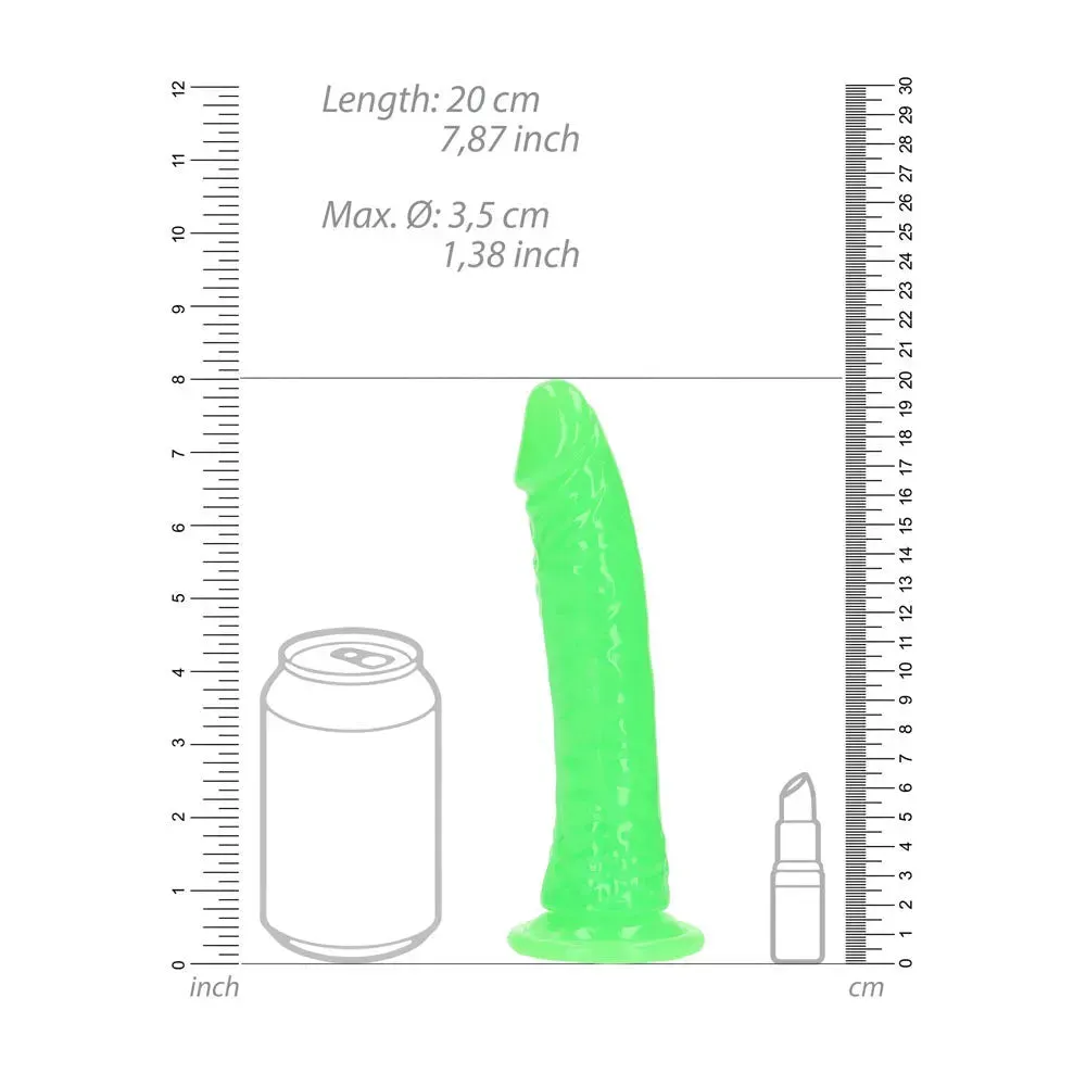 REALROCK 18 cm Slim Glow in the Dark Neon -