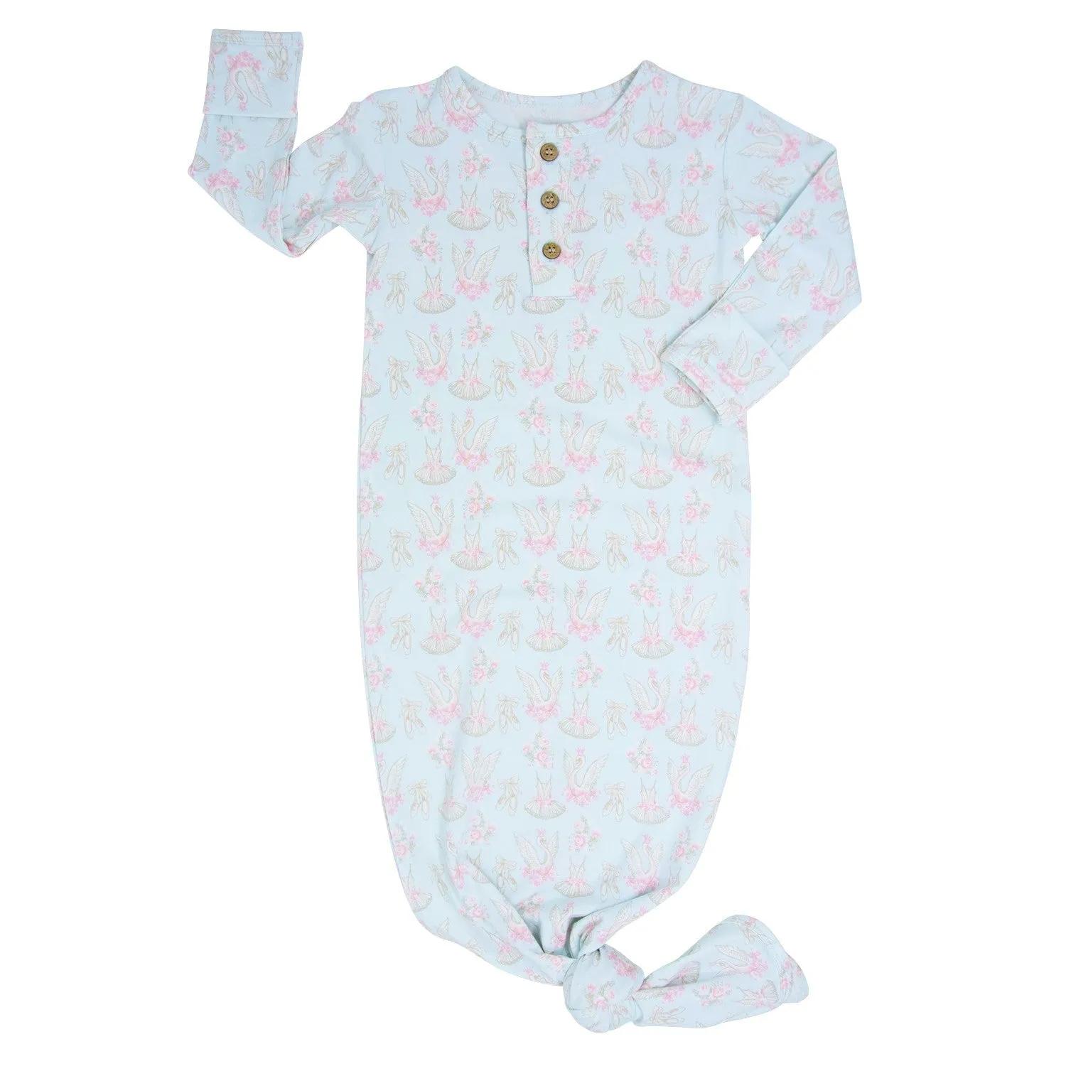 Swan Ballet Knotted Baby Gown