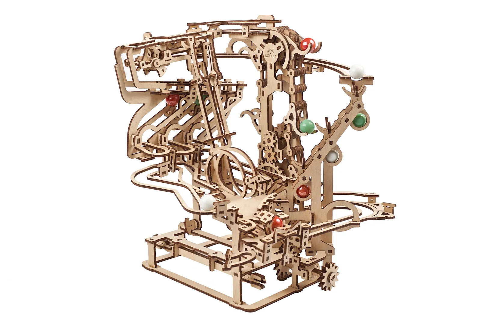 Ugears Marble Run Chain Hoist ★Mechanical 3D Puzzle Kit Model Toys Gift Present Birthday Xmas Christmas Kids Adults