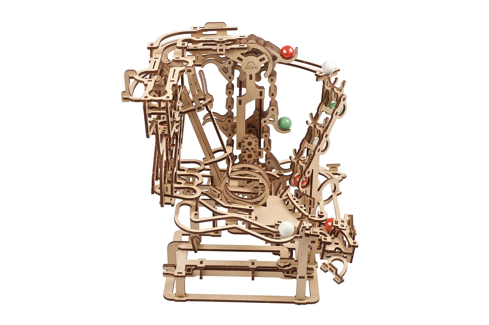 Ugears Marble Run Chain Hoist ★Mechanical 3D Puzzle Kit Model Toys Gift Present Birthday Xmas Christmas Kids Adults