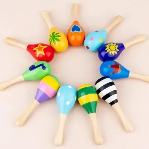 Wooden Sand Hammer - Musical Fun for Early Learning